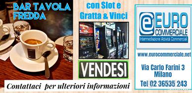 182/22 BAR T. FREDDA con slot zona Via Padova