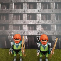 2 arcieri Playmobil Knights serie Elfi