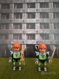 2 arcieri Playmobil Knights serie Elfi