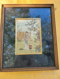 Quadro rappresentante la Madonna delle Colombe