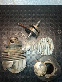 gruppo termico anni 80 +albero motore vespa 50 pk