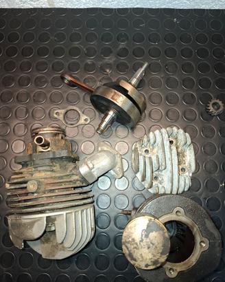 gruppo termico anni 80 +albero motore vespa 50 pk