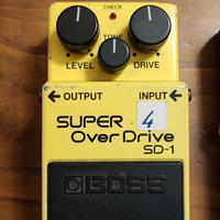 boss super overdrive, Dark Matter, Digital reverb