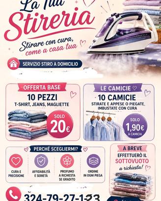 Servizio di stireria