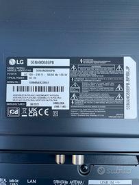 TV LG 50 Nano886 PB ricambi