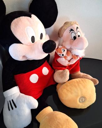 Lotto 2 Peluche Disney Store Vintage Topolino Mick