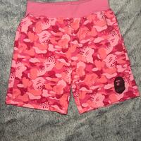 PANTALONCINI BAPE ROSA CAMO