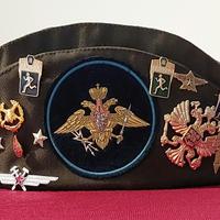 Collezionismo Cappello conSpille Guarnigione Milit