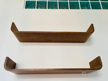 2 mensole vintage legno