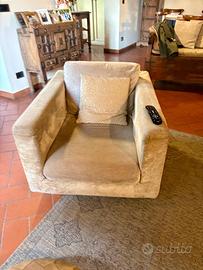 Divano e poltrona da salotto