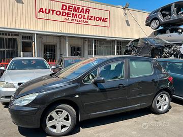 RICAMBI PEUGEOT 307 2001 NFU 108cv 1600cc BENZINA