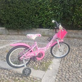 Bici bambina 16” Baby Bunny con rotelle