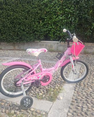 Bici bambina 16” Baby Bunny con rotelle