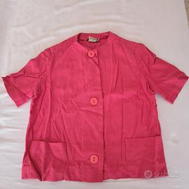 Giacchina vintage anni 60/70 color fuchsia 44