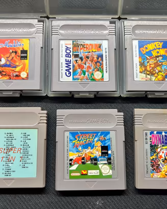 Lotto 6 Giochi Game Boy Vintage originali Nintendo