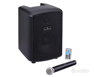 CASSA AMPLIFICATA A BATTERIE + MICROFONO+BLUETHOOT