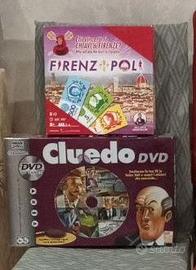 Giochi da tavolo Firenzopoli e Cluedo DVD