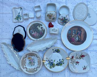 Oggetti Porcellana LIMOGES, Ceramiche, Argento 925