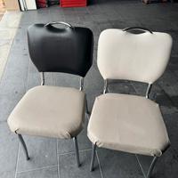 Quattro sedie in pelle