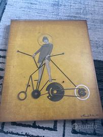 Quadro vintage particolare firmato 1982 arte moder