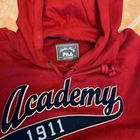 Felpa rossa marca FILA originale Uomo TG XXL