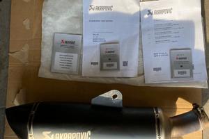 AKRAPOVIC Marmitta silenziatore
