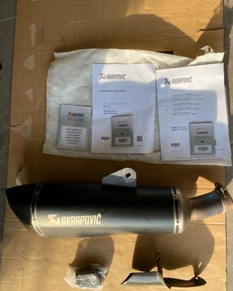 AKRAPOVIC Marmitta silenziatore