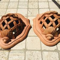 Applique in terracotta