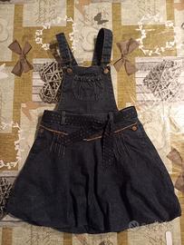 vestito salopette jeans