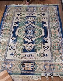 Tappeto stile tribale 200x137 cm sintetico misto