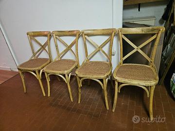 sedie in legno massello