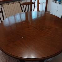 Tavolo legno massello con 5 sedie