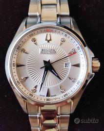 OROLOGIO DONNA BULOVA SWISS MADE 8 DIAMANTI NUOVO