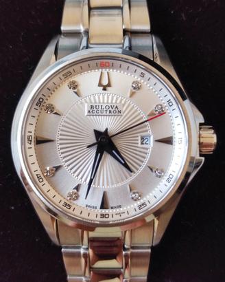 OROLOGIO DONNA BULOVA SWISS MADE 8 DIAMANTI NUOVO