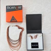 Parure Borsari Verona Collana Orecchini in Argento