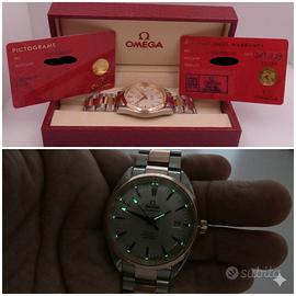 omega aqua terra 39 mm acciaio oro  automatico 
