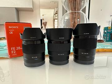 Obiettivi sony fullframe