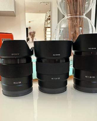Obiettivi sony fullframe