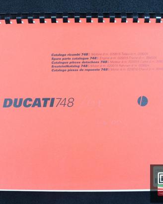 catalogo ricambi motore ufficiale Ducati 748S anno