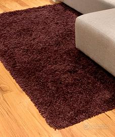 Tappeto moderno e morbido – colore bordeaux, 160x2