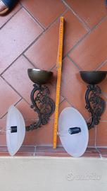 coppia lampade a parete 