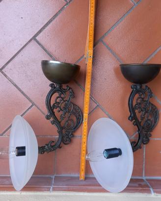 coppia lampade a parete 
