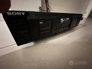 Sony doppia piastra cassetta dolby