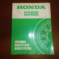 DOMINATOR NX650 HONDA MANUALE OFFICINA MANUTENZION