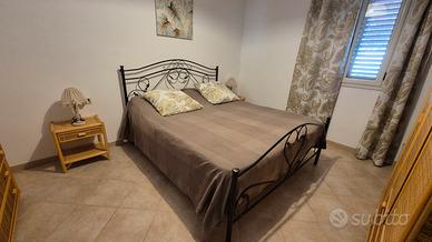 letto matrimoniale ferro battuto