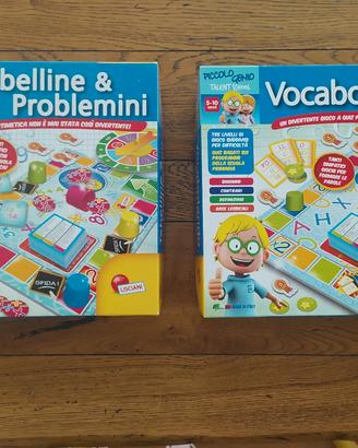 Giochi educativi tabelline e vocaboli