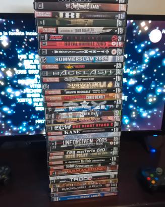 Set di 37 DVD wrestling