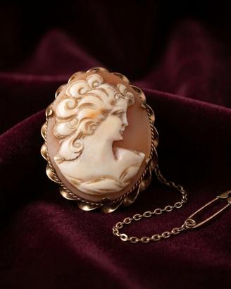 Stupendo cammeo d'altri tempi laminato oro