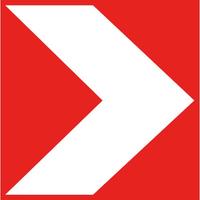 Segnale stradale Delineatore di curva provvisorio