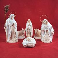 Presepe natività terracotta statue 20 cm